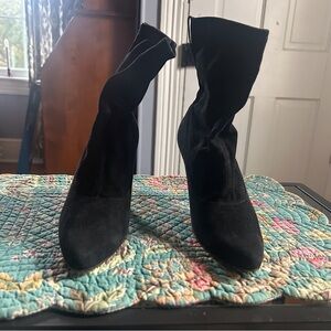 Salvatore Ferragamo Black Heeled Boots